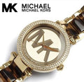  Shop Authentic Michael Kors Parker Chronograph Gold Dial Two Tone Steel Strap Watch for Women - MK6109 - Luxxuri