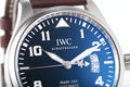  Shop Authentic IWC Pilots Watch Mark XVII Edition Le Petit Prince Blue Dial Brown Leather Strap Watch for Men - IW326506 - Luxxuri