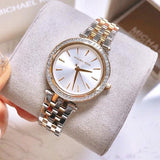  Shop Authentic Michael Kors Darci Silver Dial Two Tone Steel Strap Watch for Women - MK3405 - Luxxuri
