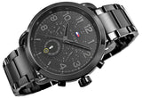  Shop Authentic Tommy Hilfiger Briggs Black Dial Black Steel Strap Watch for Men  - 1791423 - Luxxuri