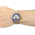  Shop Authentic Guess Odyssey Blue Dial Two Tone Steel Strap Watch For Men - W1107G3 - Luxxuri