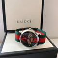  Shop Authentic Gucci Le Marche des Merveilles Red & Green Dial Red & Green Nylon Strap Unisex Watch - YA1264060 - Luxxuri