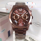  Shop Authentic Fossil Perfect Boyfriend Multifunction Maroon Dial Maroon Steel Strap Watch for Women - ES4110 - Luxxuri