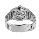  Shop Authentic Fossil Everett Automatic Skeleton Blue Dial Silver Steel Strap Watch for Men - ME3220 - Luxxuri