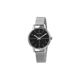  Shop Authentic Calvin Klein Even Black Dial Silver Mesh Bracelet Watch for Women - K7B23121 - Luxxuri