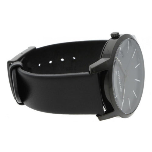  Shop Authentic Calvin Klein City Quartz Black Dial Black Leather Strap Watch for Men - K2G2G4CX - Luxxuri