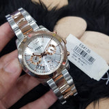  Shop Authentic Fossil Perfect Boyfriend Mother of Pearl Dial Two Tone Steel Strap Watch for Women - ES4135 - Luxxuri