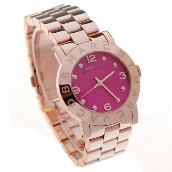  Shop Authentic Marc Jacobs Amy Pink Dial Rose Gold Steel Strap Dial Watch for Women - MBM8625 - Luxxuri