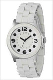  Shop Authentic Marc Jacobs Rock White Dial White Silicone Strap Watch for Women - MBM2532 - Luxxuri