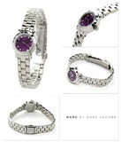  Shop Authentic Marc Jacobs Amy Purple Dial Silver Steel Strap Watch for Women - MBM3228 - Luxxuri