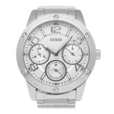  Shop Authentic Guess Confetti Silver Dial Silver Steel Strap Watch for Women - W0778L1 - Luxxuri