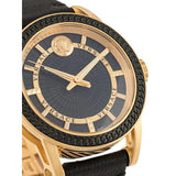  Shop Authentic Versace Code Quartz Black Dial Black Leather Strap Watch For Men - VEPO00320 - Luxxuri