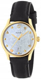  Shop Authentic Gucci G-Timeless Mother of Pearl Dial Black Leather Strap Watch For Women - YA1264044 - Luxxuri