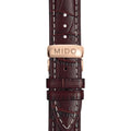 Mido Baroncelli III Automatic Silver Dial Brown Leather Strap Watch For Men - M8600.2.21.8