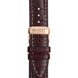  Shop Authentic Mido Baroncelli III Automatic Silver Dial Brown Leather Strap Watch For Men - M8600.2.21.8 - Luxxuri