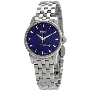  Shop Authentic Mido Baroncelli II Automatic Blue Dial Silver Steel Strap Watch For Men - M8600.4.15.1 - Luxxuri