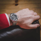  Shop Authentic Maurice Lacroix Aikon Chronograph Black Dial Silver Steel Strap Watch for Men - AI1018-SS002-330-1 - Luxxuri