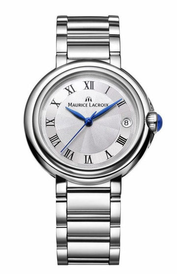  Shop Authentic Maurice Lacroix Fiaba Silver Dial Silver Steel Strap Watch for Women - FA1004-SS002-110-1 - Luxxuri