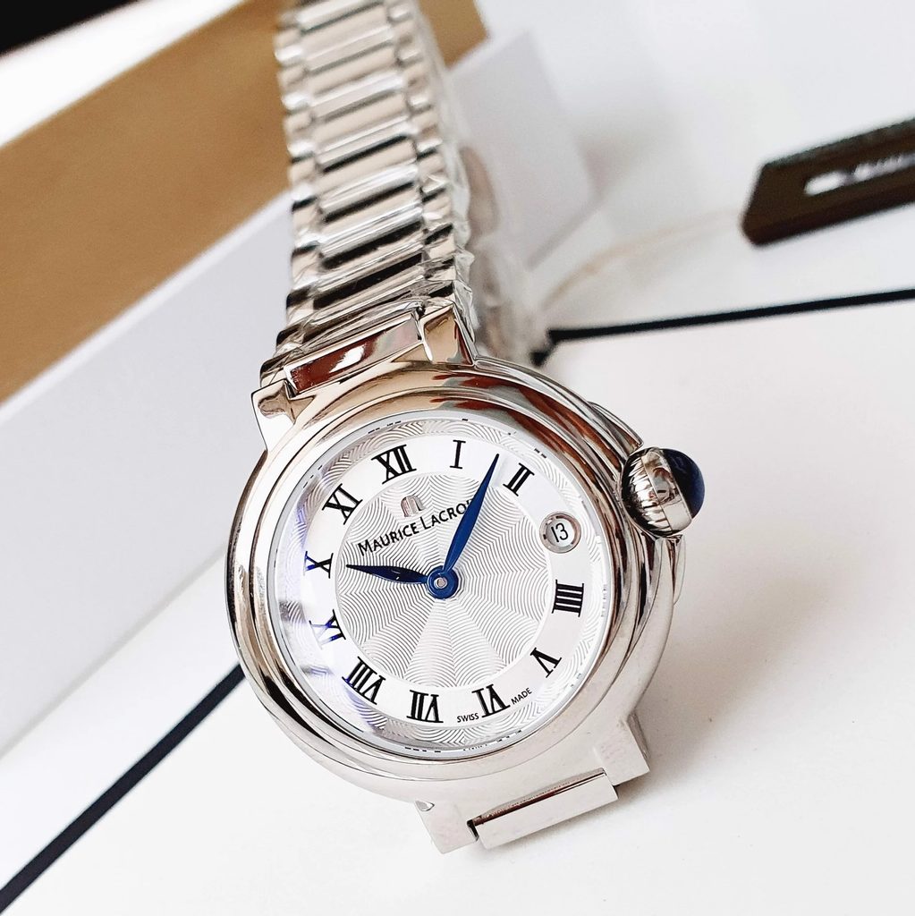  Shop Authentic Maurice Lacroix Fiaba Silver Dial Silver Steel Strap Watch for Women - FA1004-SS002-110-1 - Luxxuri