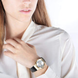  Shop Authentic Maserati Potenza Diamonds Silver Dial Black Leather Strap Watch For Women - R8851108505 - Luxxuri