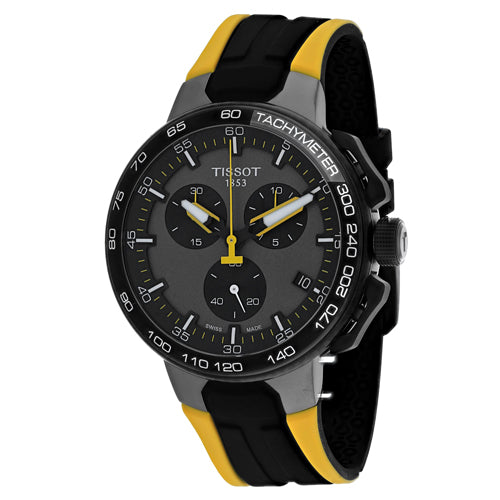  Shop Authentic Tissot T Bike Cycling Tour de France Black Dial Two Tone Rubber Strap Watch For Men - T111.417.37.441.00 - Luxxuri