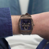  Shop Authentic Guess Phoenix Multifunction Blue Dial Brown Leather Strap Watch for Men - GW0202G2 - Luxxuri