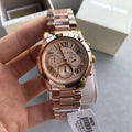  Shop Authentic Michael Kors Cooper Rose Gold Rose Gold Steel Strap Watch for Women - MK6275 - Luxxuri