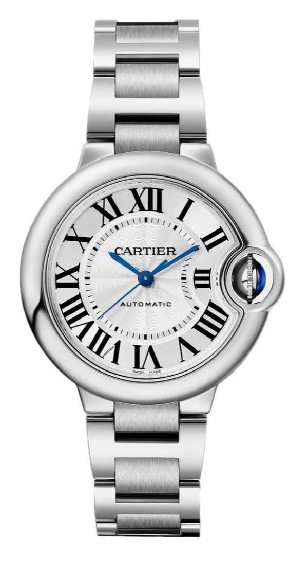  Shop Authentic Cartier Ballon Bleu De Cartier Silver Dial Silver Steel Strap Watch for Women - WSBB0044 - Luxxuri