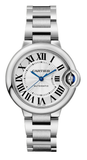 Shop Authentic Cartier Ballon Bleu De Cartier Silver Dial Silver Steel Strap Watch for Women - WSBB0044 - Luxxuri