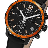  Shop Authentic Tissot T Sport Quickster Chronograph Black Dial Black Rubber Strap Watch For Men - T095.417.36.057.01 - Luxxuri