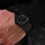  Shop Authentic Guess Asset Quartz Black Dial Black Steel Strap Watch For Men - GW0575G3 - Luxxuri