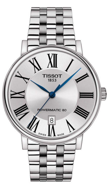  Shop Authentic Tissot T Classic Carson Premium Powermatic 80 Silver Dial Silver Steel Strap Watch For Men - T122.407.11.033.00 - Luxxuri