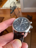  Shop Authentic Tag Heuer Carrera Chronograph Grey Dial Brown Leather Strap Watch for Men - CBN2012.FC6483 - Luxxuri