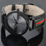  Shop Authentic Gucci Interlocking G XL Black Dial Red & Green Leather Strap Watch For Men - YA133206 - Luxxuri