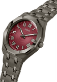  Shop Authentic Guess Asset Quartz Red Dial Black Steel Strap Watch For Men - GW0575G5 - Luxxuri