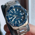  Shop Authentic Tag Heuer Aquaracer Blue Dial Watch for Men - WAY211C.BA0928 - Luxxuri