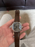  Shop Authentic Tag Heuer Carrera Chronograph Grey Dial Brown Leather Strap Watch for Men - CBN2012.FC6483 - Luxxuri