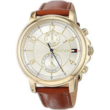  Shop Authentic Tommy Hilfiger Claudia Rose Gold Dial Brown Leather Strap Watch for Women - 1781818 - Luxxuri