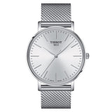  Shop Authentic Tissot Everytime Gent Silver Dial Silver Mesh Bracelet Watch for Men - T143.410.11.011.00 - Luxxuri