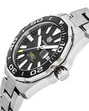  Shop Authentic Tag Heuer Aquaracer Black Dial Silver Steel Strap Strap Watch for Men - WAY201A.BA0927 - Luxxuri