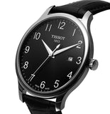  Shop Authentic Tissot T Classic Tradition Black Dial Black Leather Strap Watch For Men - T063.610.16.052.00 - Luxxuri