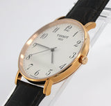  Shop Authentic Tissot T Classic Everytime White Dial Black Leather Strap Watch For Men - T109.610.36.032.00 - Luxxuri