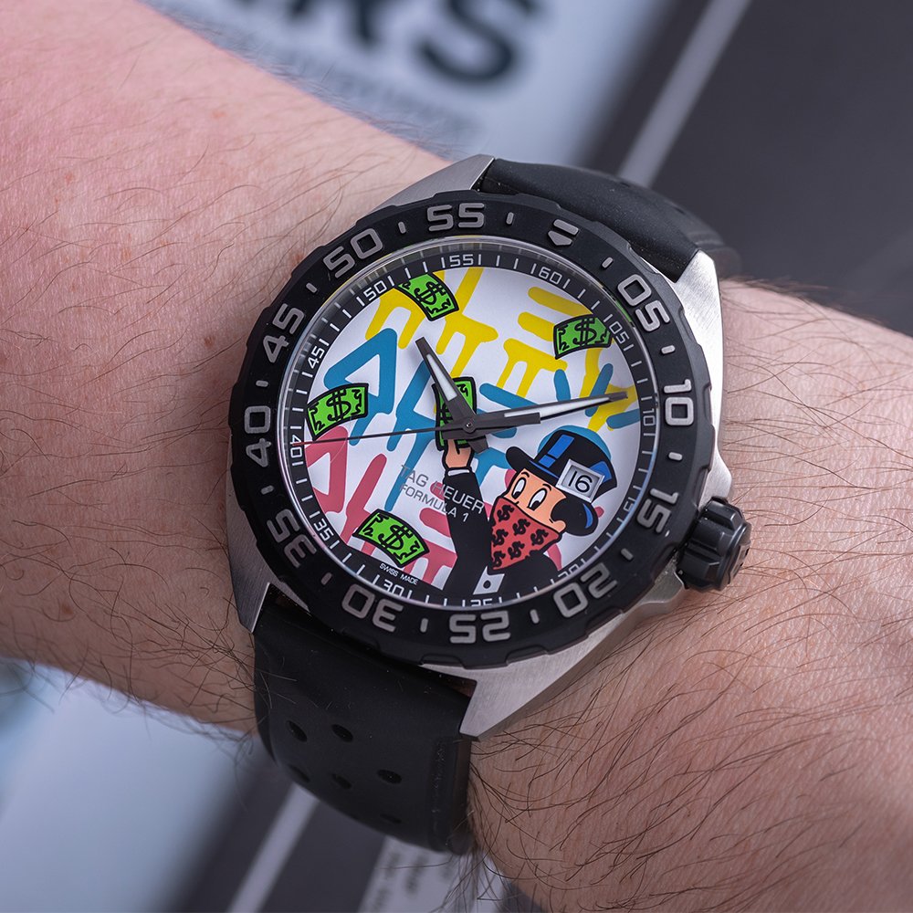 Tag Heuer Formula 1 Alec Monopoly White Dial Watch for Men - WAZ1119.FT8023