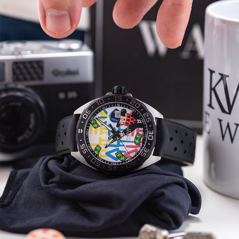  Shop Authentic Tag Heuer Formula 1 Alec Monopoly White Dial Watch for Men - WAZ1119.FT8023 - Luxxuri