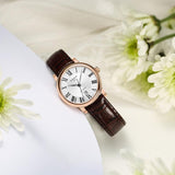  Shop Authentic Tissot T Classic Carson Premium White Dial Brown Leather Strap Watch for Women - T122.207.36.033.00 - Luxxuri