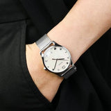  Shop Authentic Gucci G-Timeless Mother of Pearl Dial Silver Mesh Bracelet Watch For Women - YA1264040 - Luxxuri