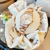  Shop Authentic Calvin Klein Dainty White Dial Rose Gold Steel Strap Watch for Women - K7L23646 - Luxxuri