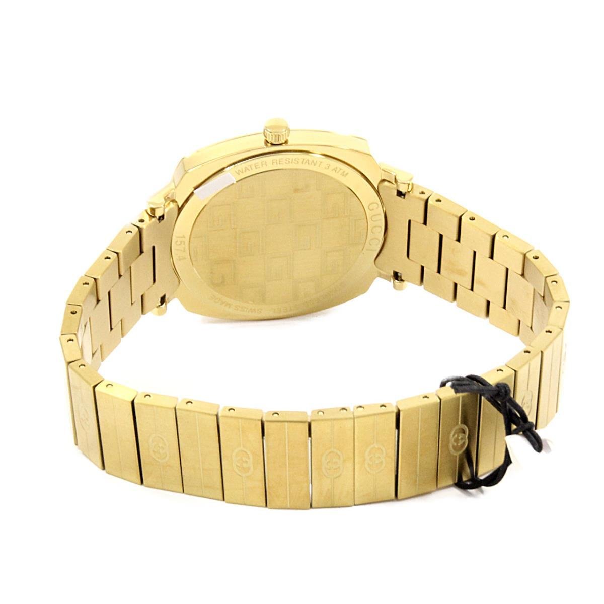  Shop Authentic Gucci Grip Yellow Gold Dial Yellow Gold Steel Strap Unisex Watch -  YA157403 - Luxxuri