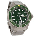  Shop Authentic Tag Heuer Aquaracer Professional 300 Automatic Green Dial Silver Steel Strap Watch for Men - WBP208B.BF0631 - Luxxuri
