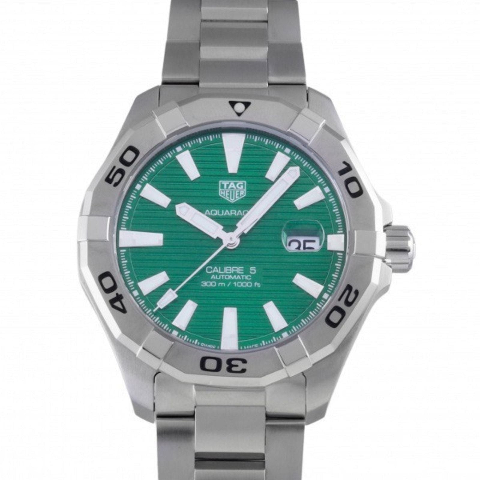  Shop Authentic Tag Heuer Aquaracer Green Dial Watch for Men - WAY2015.BA0927 - Luxxuri